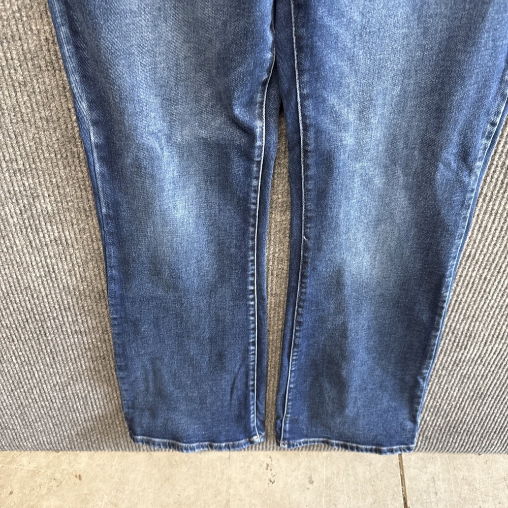 Disclosure Womens Wide Leg Jeans 17/33 Dark Wash Denim Trendy Hi Rise‎ - Picture 3 of 9